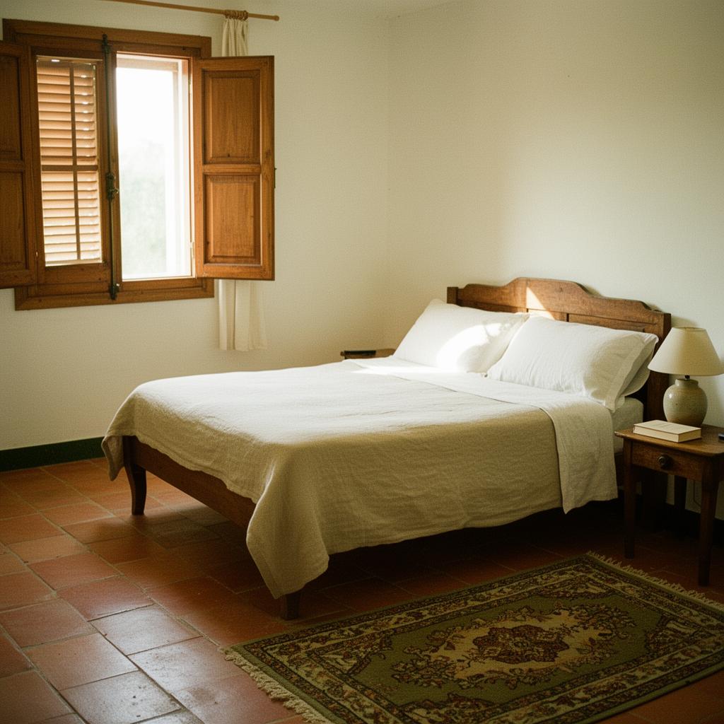Sunlit bedroom
